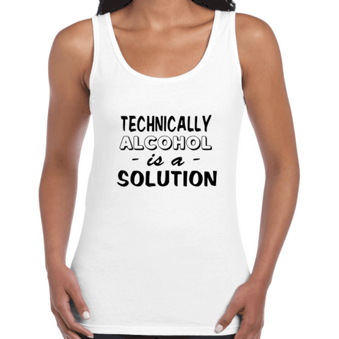 Technically alcohol is a solution
