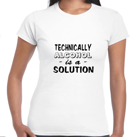 Technically alcohol is a solution 4